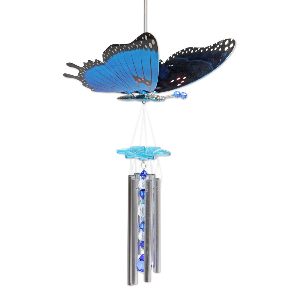 Exhart WindyWings Butterfly Wind Chime & Reviews Wayfair