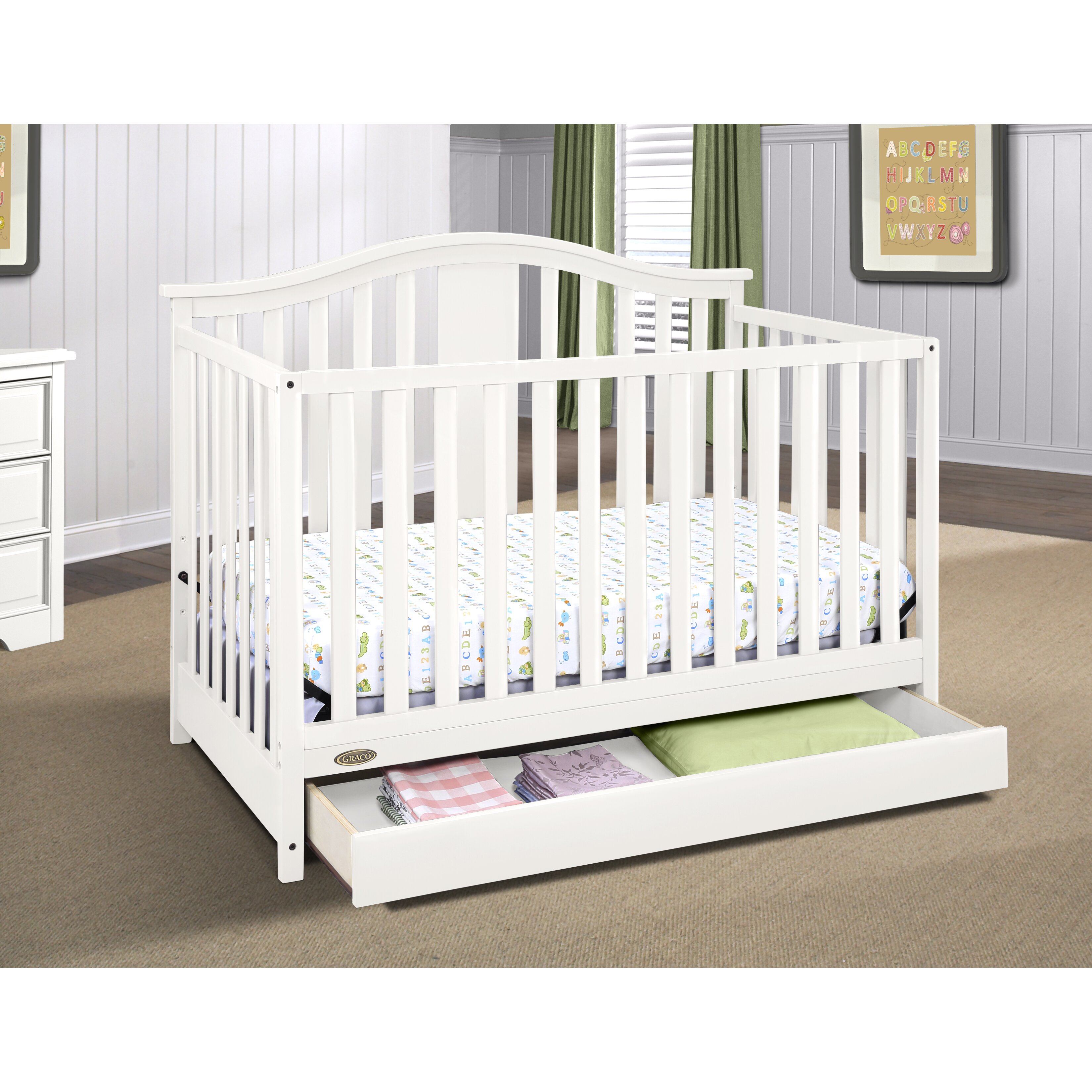 Graco Solano 4in1 Convertible Crib with Drawer Wayfair
