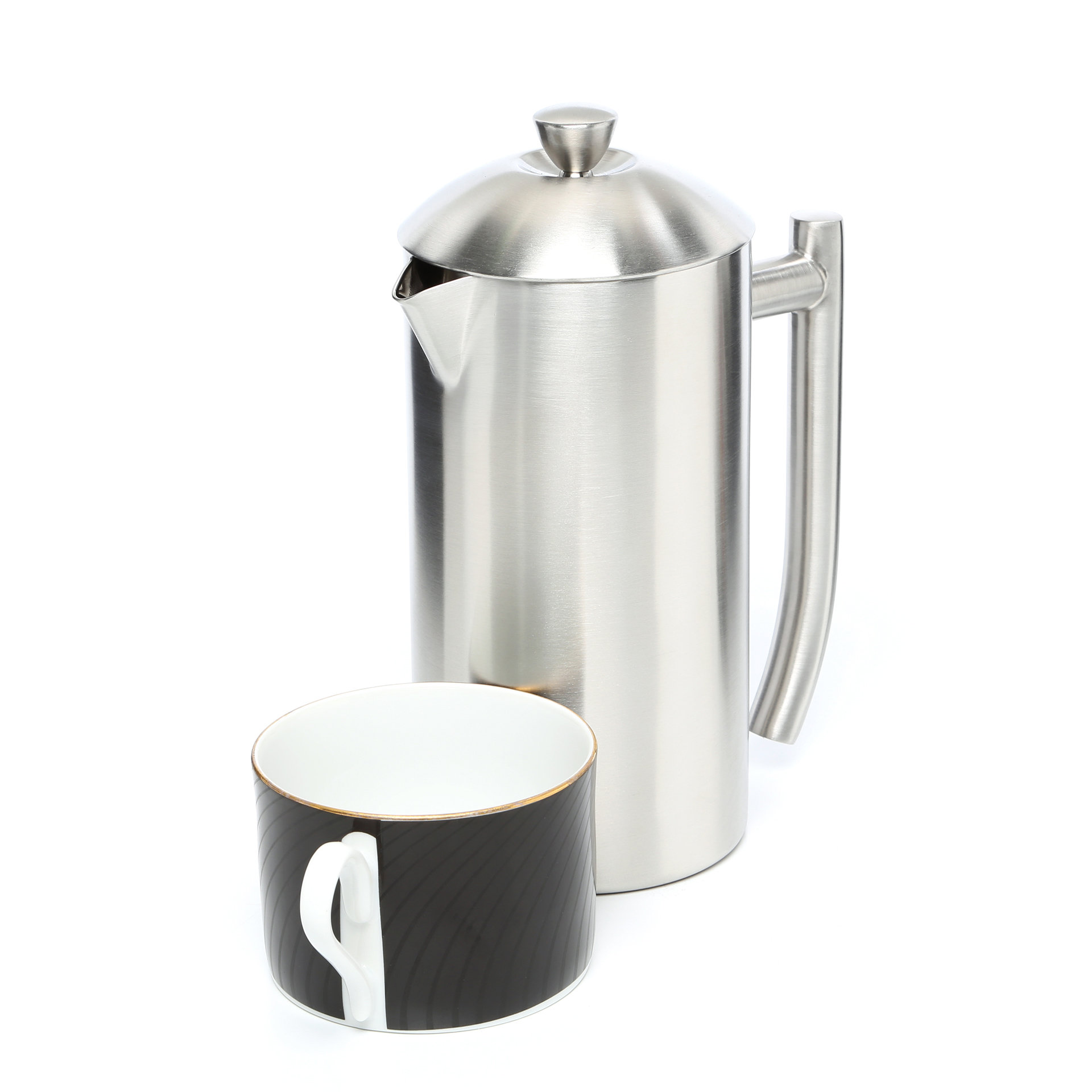 Frieling Brushed Stainless Steel French Press & Reviews Wayfair