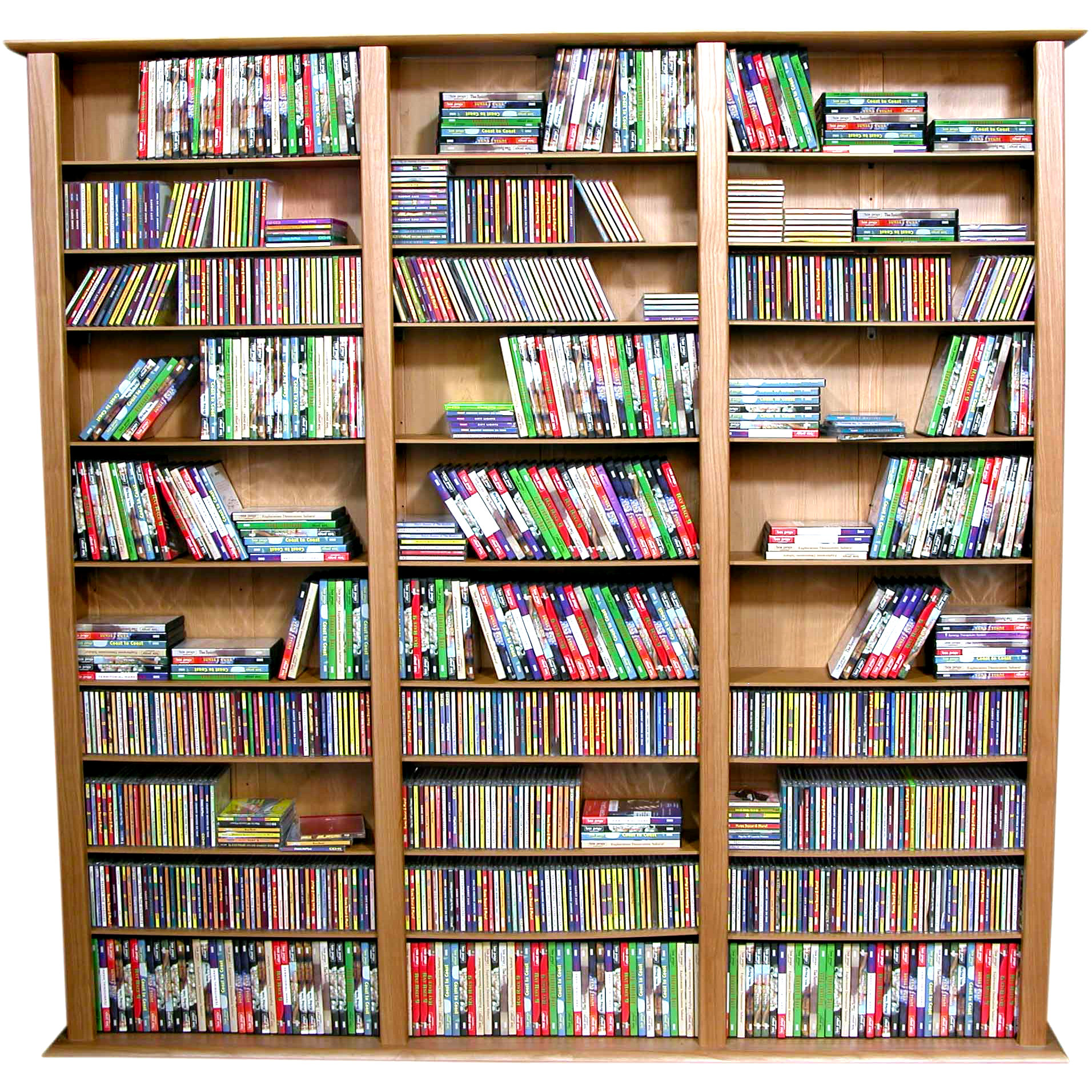 VHZ Entertainment Large Triple Multimedia Storage Rack Wayfair