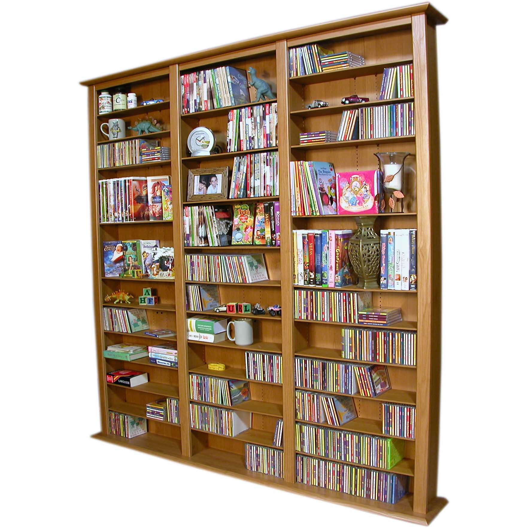 VHZ Entertainment Large Triple Multimedia Storage Rack | Wayfair