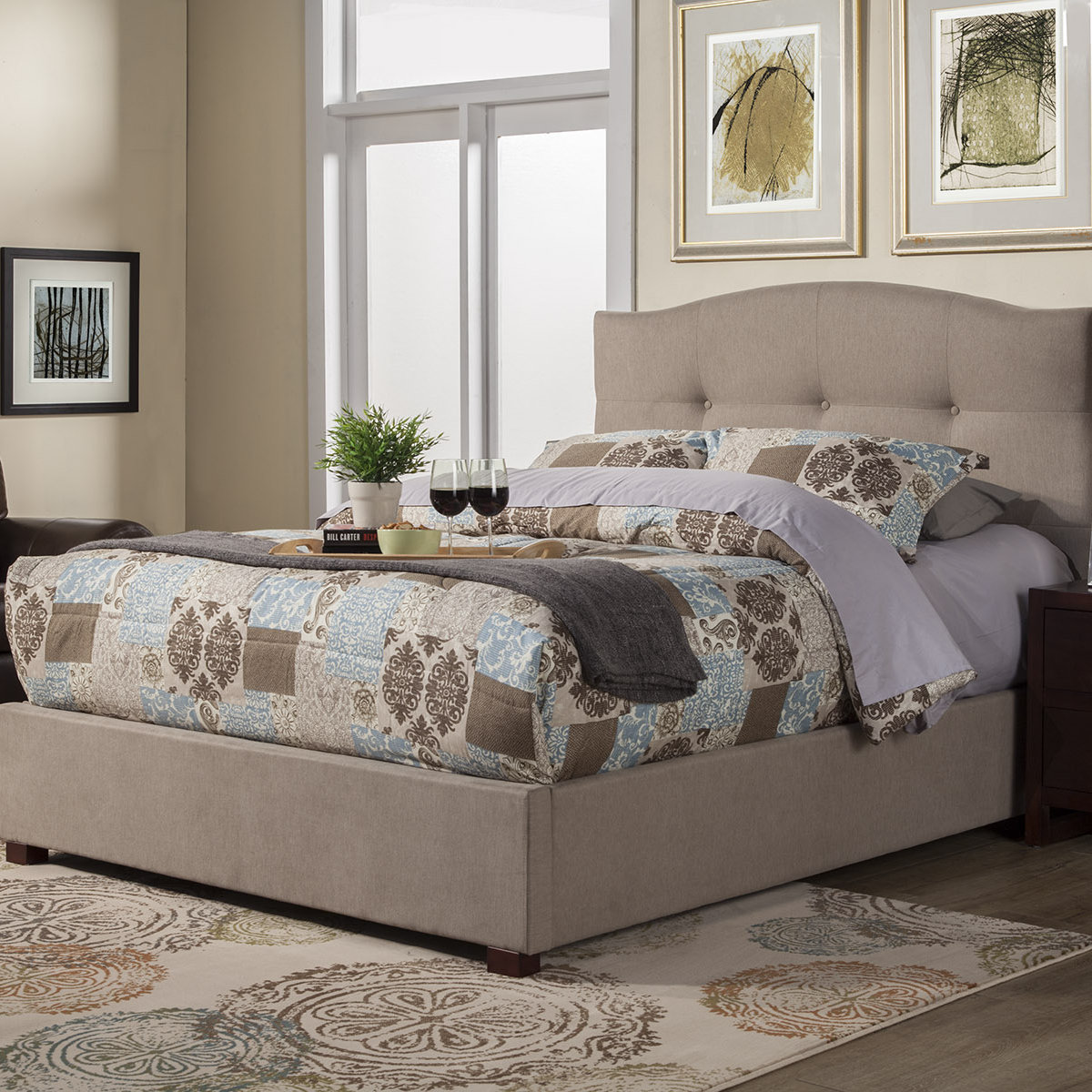 Amanda Bed Frame Wayfair