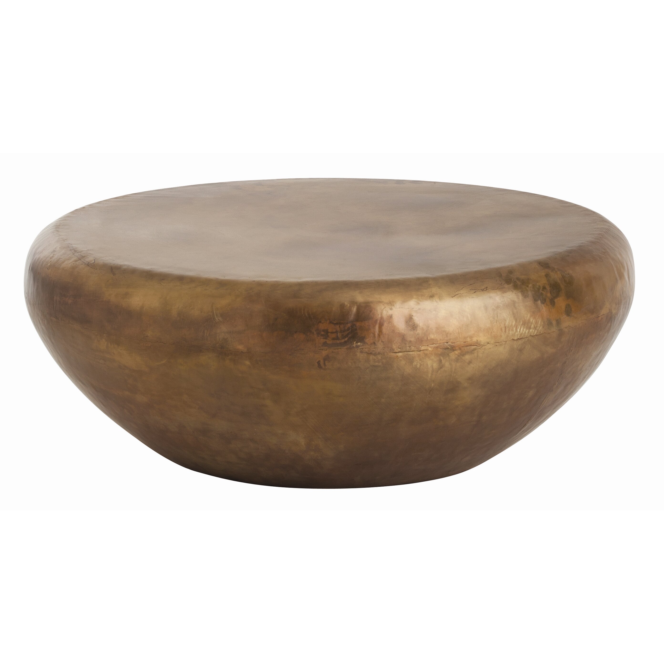Drum Storage Coffee Table - Rosecliff Heights Morrilton Solid Wood Drum ...