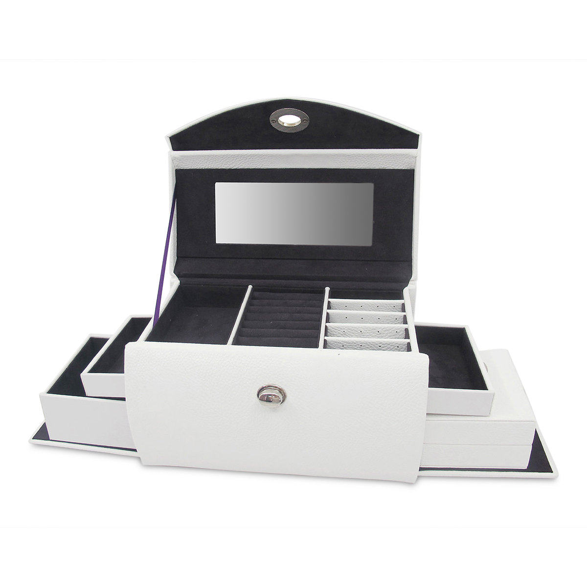 Layla Leather Jewelry Box Wayfair