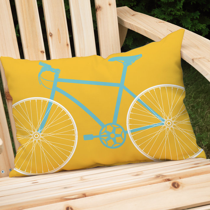 Bicycle Outdoor Lumbar Pillow Wayfair