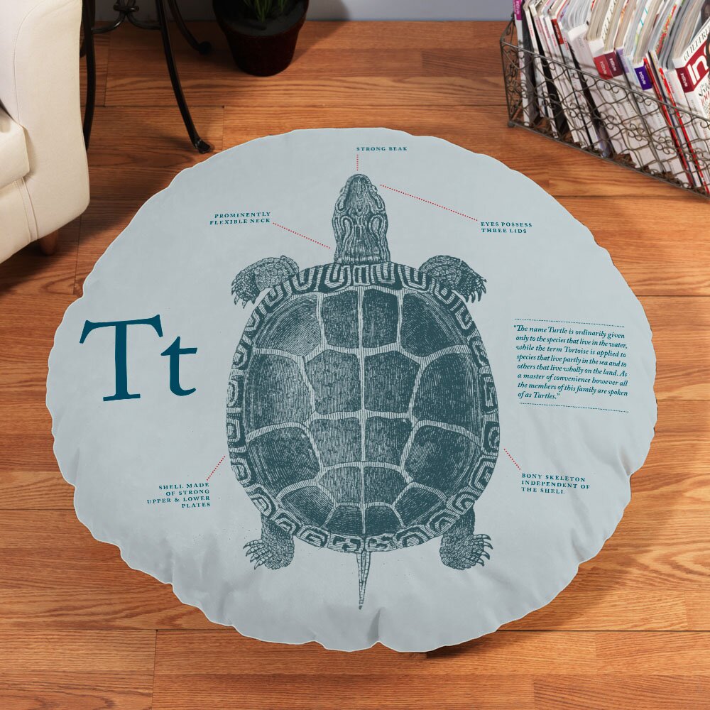 turtle floor pillow